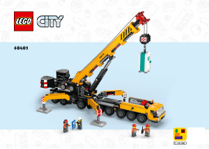 Manual Lego set 60409 City Yellow mobile construction crane