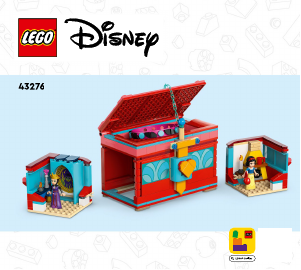 Használati útmutató Lego set 43276 Disney Hófehérke ékszerdoboza