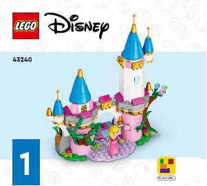 Manuál Lego set 43240 Disney Zloba v dračí podobě