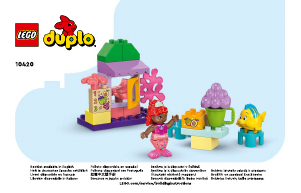 Manual Lego set 10420 Duplo Ariel and Flounders café stand