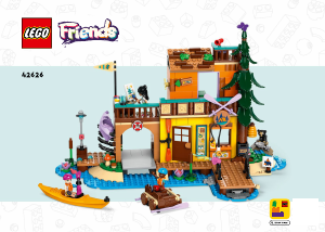 Rokasgrāmata Lego set 42626 Friends Piedzīvojumu nometne: ūdens sporta veidi