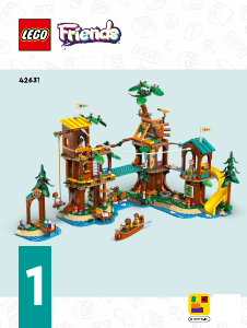 Manual Lego set 42631 Friends Adventure camp tree house