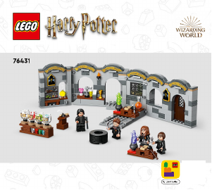 Manual Lego set 76431 Harry Potter Hogwarts Castle - Potions class