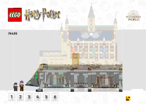 Manual Lego set 76435 Harry Potter Hogwarts castle - The great hall