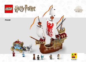 Manual Lego set 76440 Harry Potter Triwizard tournament - The arrival