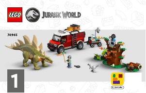 Manual Lego set 76965 Jurassic World Dinosaur missions - Stegosaurus discovery