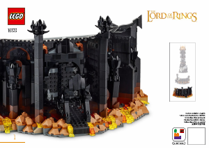 Manual Lego set 10333 Lord of the Rings Barad-dûr