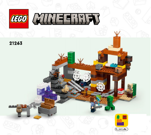 Manuál Lego set 21263 Minecraft Důlní šachta v pustině