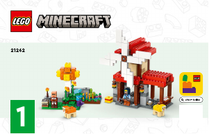 Brugsanvisning Lego set 21262 Minecraft Vindmøllefarmen