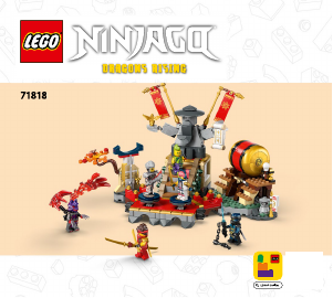 Käyttöohje Lego set 71818 Ninjago Turnajaisten taisteluareena