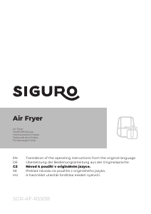 Bedienungsanleitung Siguro AF-R550B Fritteuse