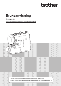 Bruksanvisning Brother HF53 Symaskin