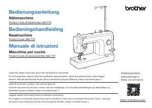 Bedienungsanleitung Brother PQ1600S Nähmaschine