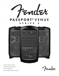 Vadovas Fender Passport Venue Series 2 Garsiakalbis