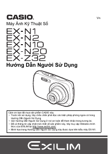 Hướng dẫn sử dụng Casio EX-N10 Exilim Máy ảnh kỹ thuật số