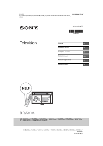 Rokasgrāmata Sony Bravia KD-49XF8599 Šķidro kristālu televizors