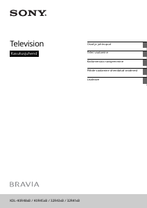 Kasutusjuhend Sony Bravia KDL-32R303B LCD-teler