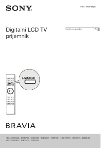 Priručnik Sony Bravia KDL-46HX700 LCD televizor