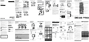 Manual Sony Bravia KLV-32R422A LCD Television