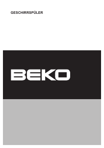 Bedienungsanleitung BEKO DFL 1320 Geschirrspüler