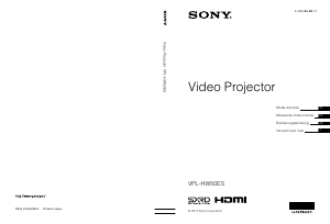 Mode d’emploi Sony VPL-HW50ES Projecteur