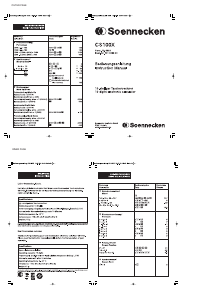 Bedienungsanleitung Soennecken CS100X Rechner
