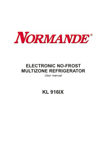 Manual Normande KL-916IX Fridge-Freezer