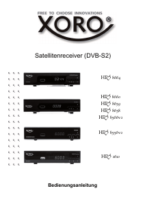 Bedienungsanleitung Xoro HRS 2610 Digital-receiver