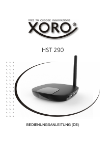 Bedienungsanleitung Xoro HST 290 Digital-receiver