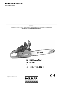 Kullanım kılavuzu Dolmar 110i Motorlu testere