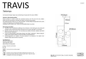 Handleiding Mio Travis Lamp