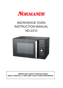 מדריך Normande ND-2310 מיקרוגל