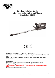 Manuál Sharks SHK369 Křovinořez