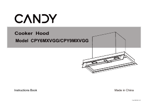 Handleiding Candy CPY6MXVGG Afzuigkap