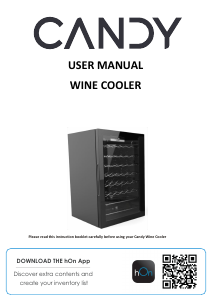 Manual Candy CWC 150 MHF Wine Cabinet