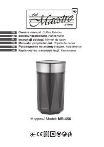 Manual Maestro MR-456 Râșniță de cafea