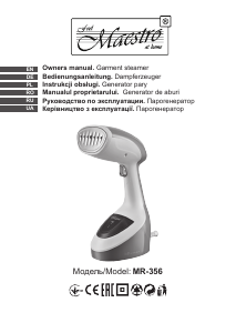 Manual Maestro MR-356 Aparat de călcat cu abur