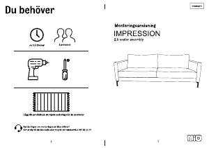 Kasutusjuhend Mio Impression Diivan