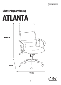 Mode d’emploi Mio Atlanta Chaise de bureau