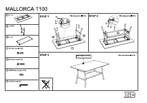 Manual Mio Mallorca Masă de grădină