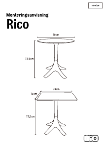 Panduan Mio Rico Meja Taman