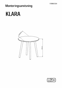 Manual Mio Klara Coffee Table