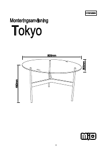 Kasutusjuhend Mio Tokyo Kohvilaud