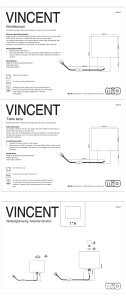 Handleiding Mio Vincent Lamp