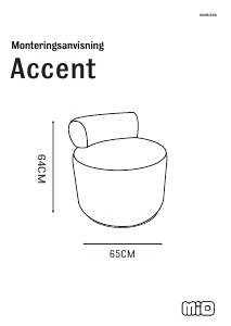 説明書 Mio Accent フットスツール