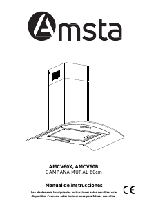 Manual de uso Amsta AMCV60B Campana extractora