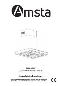Manual de uso Amsta AMHB90X Campana extractora
