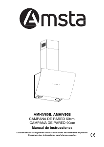 Manual de uso Amsta AMHIV60B Campana extractora