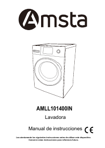 Manual de uso Amsta AMLL101400IN Lavadora