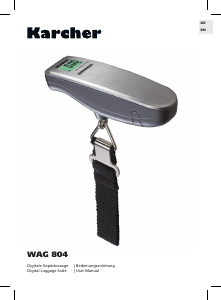 Manual Kärcher WAG 804 Luggage Scale